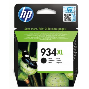 HP 934XL Cartouche d'Encre Noire grande capacite Authentique (C2P23AE) pour HP OfficeJet 6820e, HP OfficeJet Pro 6230 / 6830