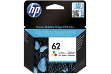 HP 62 Cartouche d'Encre Trois Couleurs Authentique (C2P06AE), Cyan/Magenta/Jaune