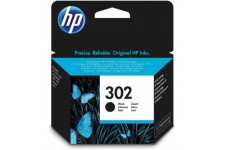 HP 302 Cartouche d'Encre Noire Authentique (F6U66AE)