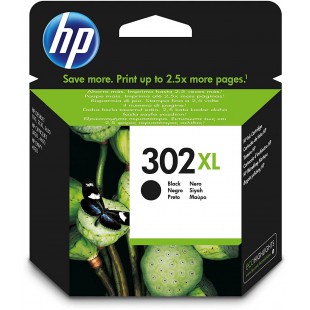 HP 302XL Cartouche d'Encre Noire grande capacite Authentique (F6U68AE)