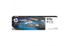 HP 973X F6T81AE Cartouche d'Encre PageWide Cyan Authentique