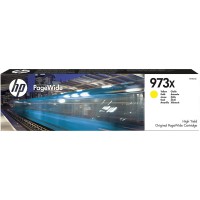 HP 973X F6T83AE Cartouche d'Encre PageWide Jaune Authentique