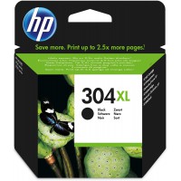 HP 304XL N9K08AE haut rendement, cartouche d'encre Authentique, imprimantes HP DeskJet et HP ENVY, Noir