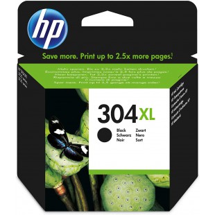 HP 304XL N9K08AE haut rendement, cartouche d'encre Authentique, imprimantes HP DeskJet et HP ENVY, Noir