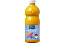 Lefranc Bourgeois - Gouache liquide Redimix pour enfants - Bouteille 1L - Jaune d'or