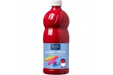 Lefranc Bourgeois - Gouache liquide Redimix pour enfants - Bouteille 1L - Rouge primaire