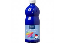 Lefranc Bourgeois - Gouache liquide Redimix pour enfants - Bouteille 1L - Outremer