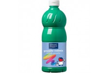 Lefranc Bourgeois - Gouache Redimix liquide pour enfants - Bouteille 1L - Vert franc