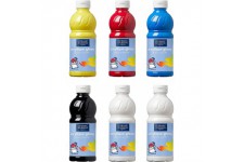 Lefranc Bourgeois Acrylique Glossy couleurs primaires 6x500 ml