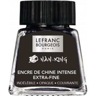 Lefranc & Bourgeois Encre a  Dessin, Noir, 14ml Flasche