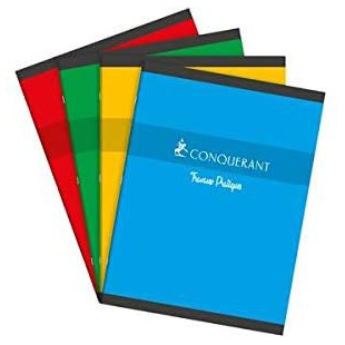 CONQUeRANT SEPT Cahier Travaux pratique AGRAFE 170X220 64P 70/90G SEYES CONQT7