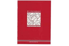 Conquerant 92025 Cahier Classique Piqure Devoirs Couverture Vernie Carte Couchee A5+ Papier Vert