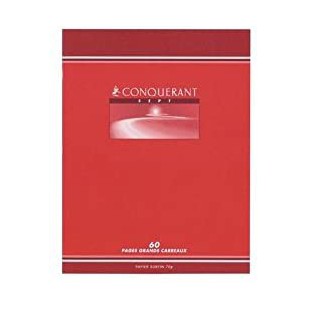 CONQUeRANT SEPT 100100370 Conquerant Cahier, DIN A4, quadrille, 96 pages