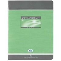 Conquerant 92707 Cahier Sept Piqure Couverture Offset A4+ Papier Vert