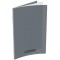 Conquerant 36682 Cahier Classique Pique Couverture Polypropylene Rigide Transparente Papier Gris