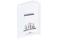 Conquerant 36690 Cahier Classique Travaux Pratiques Couverture Polypropylene, 17 x 22 cm, couverture transparente