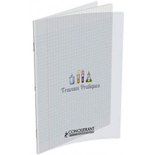 Conquerant 36691 Cahier Classique Travaux Pratiques Couverture Polypropylene A4 Papier Vert