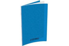 HAMELIN - 1 Cahier Grands Carreaux 17x22cm 48 pages - Couverture Polypro Bleue