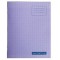 Conquerant 47516 Cahier Classique Piqure Couverture Polypropylene Rigide Transparente A5+ Papier Violet