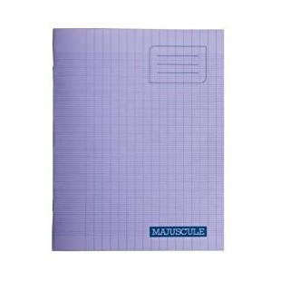 Conquerant 47516 Cahier Classique Piqure Couverture Polypropylene Rigide Transparente A5+ Papier Violet