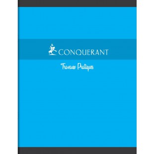 Conquerant 92713 Cahier Sept Travaux Pratiques Piqure Couverture Offset 170 x 220mm Papier Vert