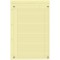 OXFORD Bloc-notes International Format A4+ Ligne Jaune 6mm 160 Pages Agrafees Couverture Carte Orange