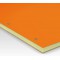 OXFORD Bloc-notes International Format A4+ Ligne Jaune 6mm 160 Pages Agrafees Couverture Carte Orange