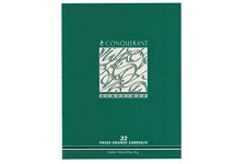 Conquerant 91253 Cahier Classique Piqure Usage Scolaire Couverture Vernie Carte Couchee A4+ Papier Vert