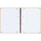 OXFORD Cahier International Notebook A4+ Ligne 6mm 160 Pages Reliure Integrale Couverture Carte Orange