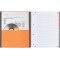 OXFORD Cahier International Activebook A4+ Petits Carreaux 5mm 160 Pages Reliure Integrale Couverture Polypro Gris