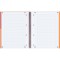 OXFORD Cahier International Activebook A4+ Ligne 6mm 160 Pages Reliure Integrale Couverture Polypro Gris