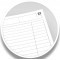 OXFORD Cahier International Activebook A5+ Ligne 6mm 160 Pages Reliure Integrale Couverture Polypro Gris