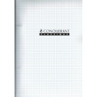 Conquerant 41477 Cahier Classique Piqure Couverture Transparent Polypropylene Rigide A4 Papier Vert