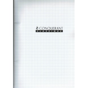 Conquerant 41477 Cahier Classique Piqure Couverture Transparent Polypropylene Rigide A4 Papier Vert