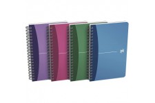 Oxford Office Ref N002463 carnets de notes a  spirale en polypropylene 180 pages 90 g/m² Couleurs assorties 110 x 170