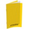 Conquerant 39946 Carnet Classique Couverture Polypropylene Agrafe 110 x 170mm Plastique Jaune