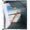 Oxford NomadBook Cahier a  Spirales A4+ 160 pages Grands Carreaux Seyes Couverture Polypro Couleur Aleatoire