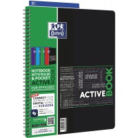 Oxford Etudiant Cahier a  spirales connecte SOS Notes 210 x 297 mm 160 pages - Coloris Aleatoire