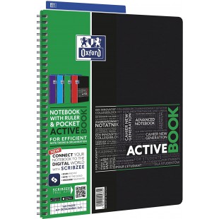 Oxford Etudiant Cahier a  spirales connecte SOS Notes 210 x 297 mm 160 pages - Coloris Aleatoire