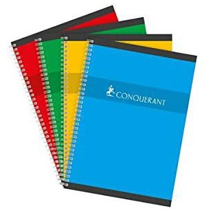 Conquerant 92710 Cahier Sept Reliure Integrale Couverture Offset A4+ Papier Vert