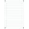 OXFORD Cahier International Notebook B5 Ligne 6mm 160 Pages Reliure Integrale Couverture Carte Orange