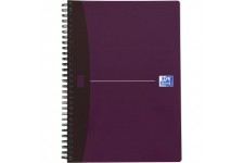 OXFORD Cahier Office Essentials B5 Ligne 6mm 180 Pages Reliure Integrale Couverture Carte Couleur Aleatoire