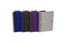 OXFORD Cahier Office Essentials B5 Pointilles 5mm 180 Pages Reliure Integrale Couverture Carte Couleur Aleatoire