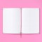 OXFORD Signature Cahier A5 Broche 160 Pages Lignees 6mm Couverture Rigide Fuchsia avec Boucle a  Stylo et Fermeture elastique