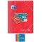 OXFORD Cahier piqure EASYBOOK MAX 24 X 32 cm 96p 90g grands carreaux coloris aleatoire