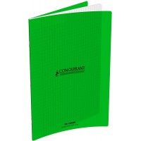 Conquerant Cahier Grands carreaux Seyes 96 pages 24 x 32 cm Vert