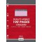 CONQUeRANT 92073 Feuillet Mobile Sep T A4 210x297mm 100f 80g Seyes Perfore Bleu
