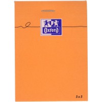 Oxford 100106275 Bloc Agrafe 160 pages A7 74X105 Quadrille 80 g
