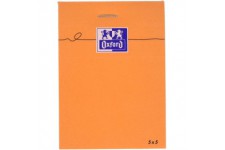 Oxford 100106275 Bloc Agrafe 160 pages A7 74X105 Quadrille 80 g