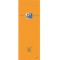 OXFORD Bloc-notes shoping orange 74 x 210 mm quadrille 80 f